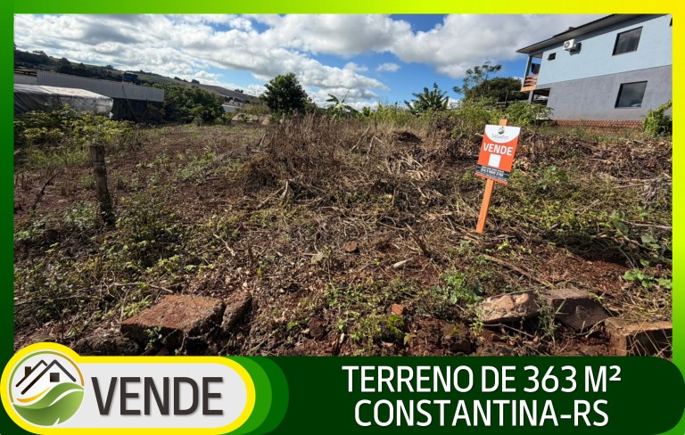 TERRENO DE 363 M² COM R$ 25.000,00 DE DESCONTO