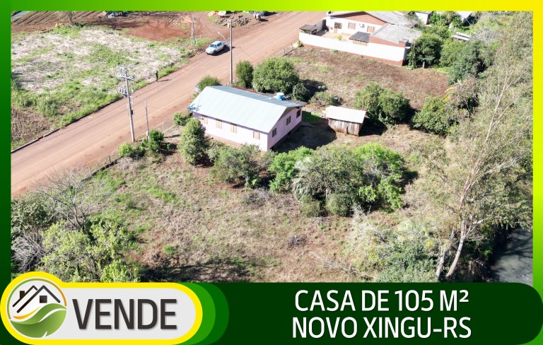CASA DE 105 M² EM NOVO XINGU-RS