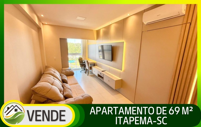 APARTAMENTO MOBILIADO EM ITAPEMA-SC
