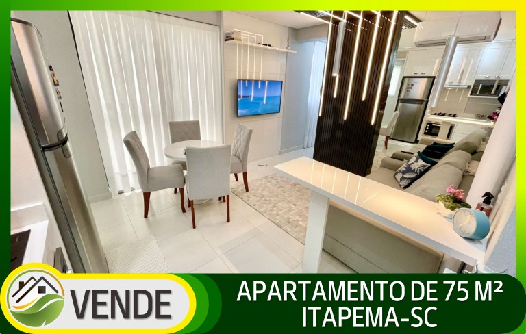 APARTAMENTO MOBILIADO EM ITAPEMA-SC