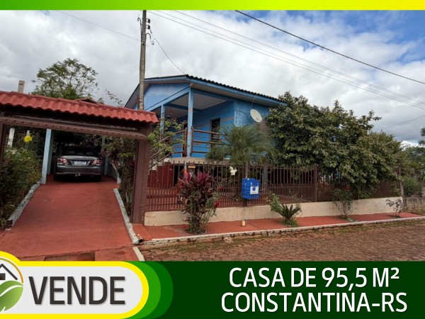 CASA DE 95,5 M² EM CONSTANTINA-RS
