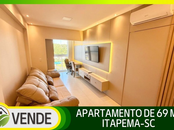 APARTAMENTO MOBILIADO EM ITAPEMA-SC