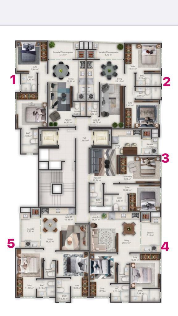 APARTAMENTO NA PLANTA EM ITAPEMA-SC