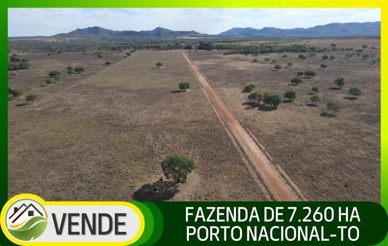 FAZENDA DE 7.260 HA NO TOCANTINS
