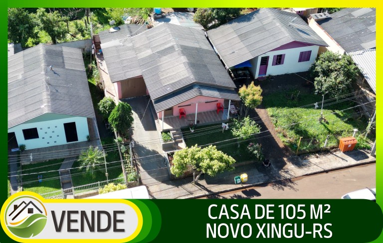 CASA DE 105 M² EM NOVO XINGU-RS