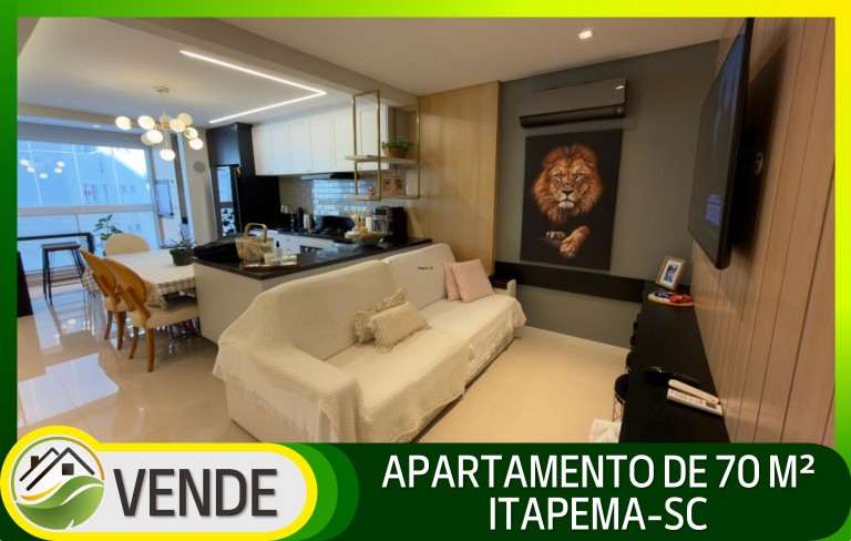 APARTAMENTO MOBILIADO EM ITAPEMA-SC