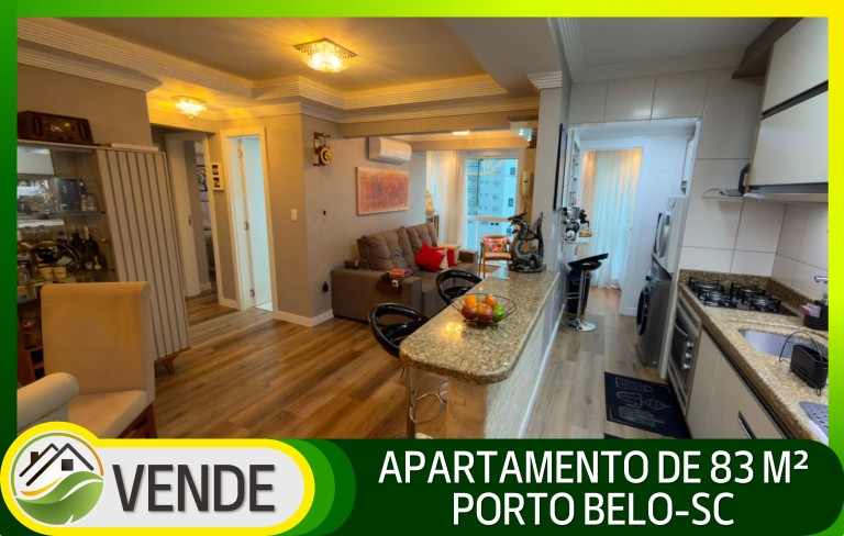 APARTAMENTO MOBILIADO EM PORTO BELO-SC