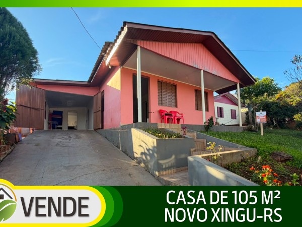CASA DE 105 M² EM NOVO XINGU-RS