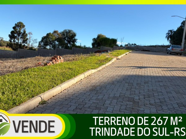 TERRENO DE 267 M² EM TRINDADE DO SUL-RS