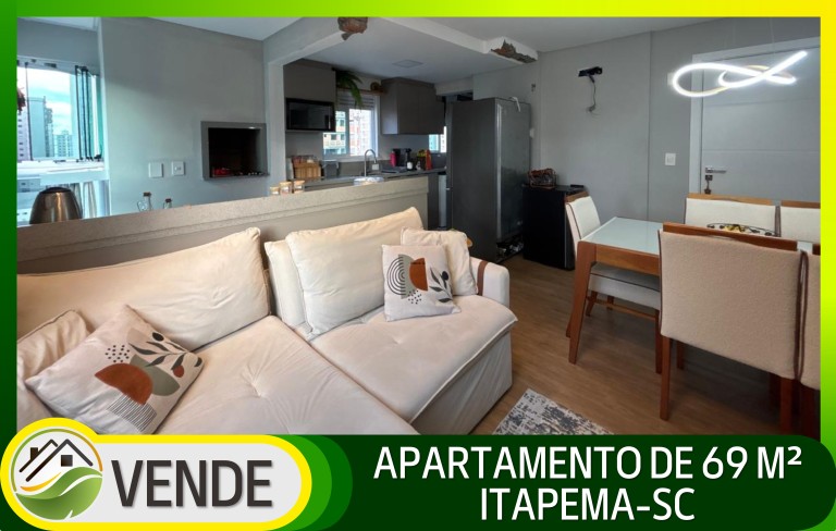 APARTAMENTO MOBILIADO EM ITAPEMA-SC
