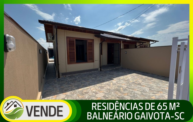 RESIDÊNCIAS À VENDA EM BALNEÁRIO GAIVOTA-SC