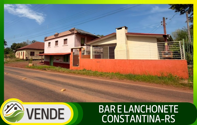 BAR E LANCHONETE À VENDA EM CONSTANTINA-RS