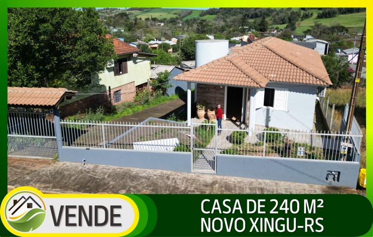 CASA DE 240 M² EM NOVO XINGU-RS