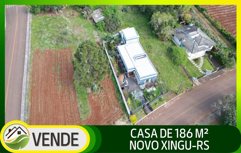 CASA MOBILIADA DE 186 M² EM NOVO XINGU-RS