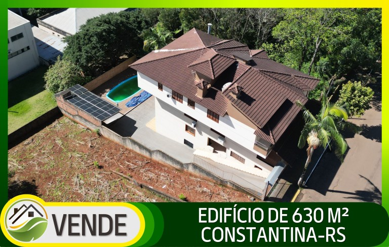 EDIFÍCIO DE 630 M² NO CENTRO DE CONSTANTINA-RS