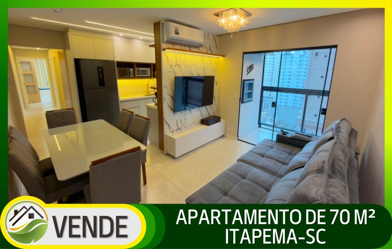 APARTAMENTO MOBILIADO EM ITAPEMA-SC