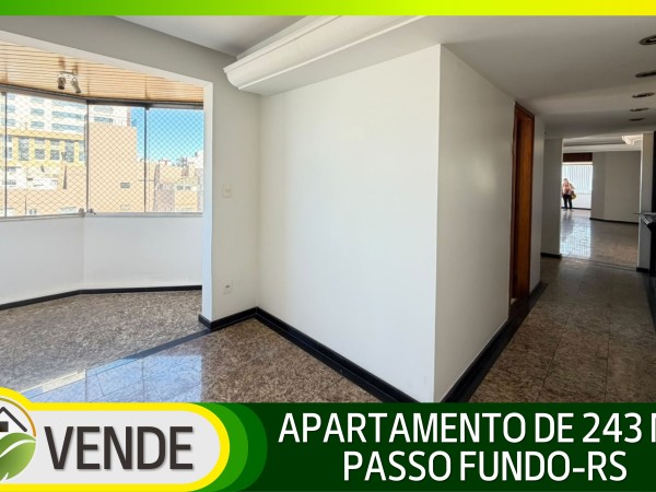 APARTAMENTO SEMI MOBILIADO NO CENTRO DE PASSO FUNDO-RS