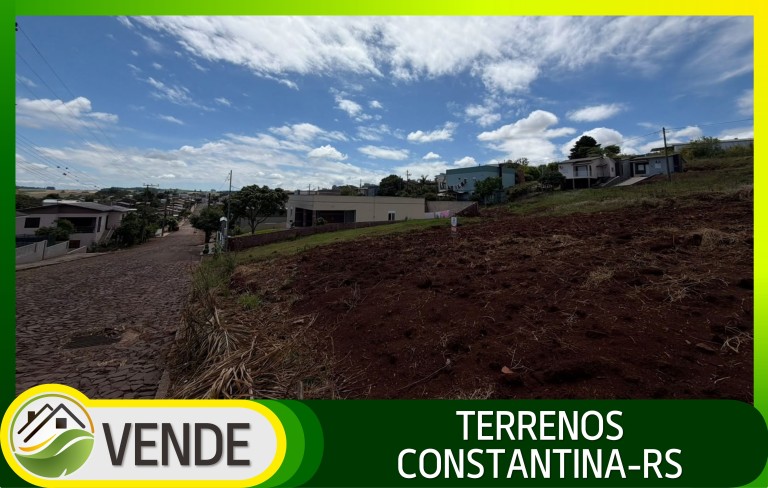 TERRENOS À VENDA EM CONSTANTINA-RS