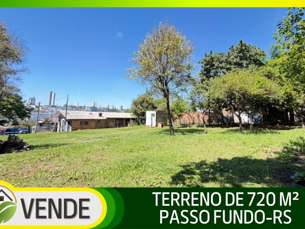 TERRENO DE 720 M² EM PASSO FUNDO-RS